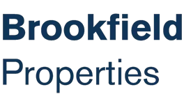 Brookfield Properties logo in blue text