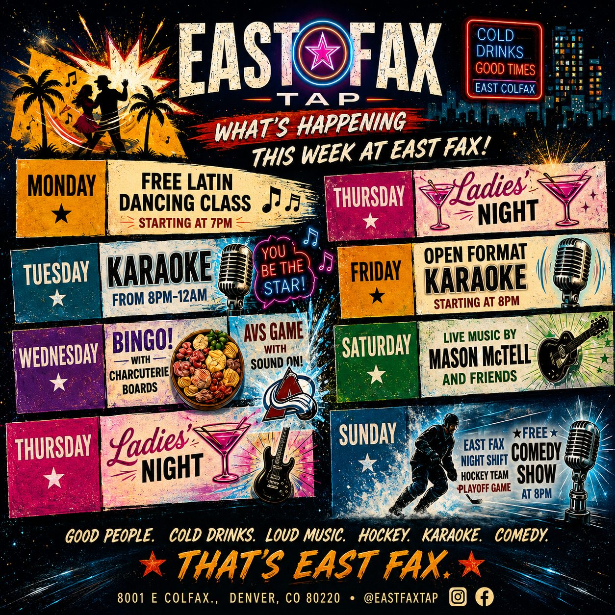 Weekly Events at EFT (5/19 - 5/24)