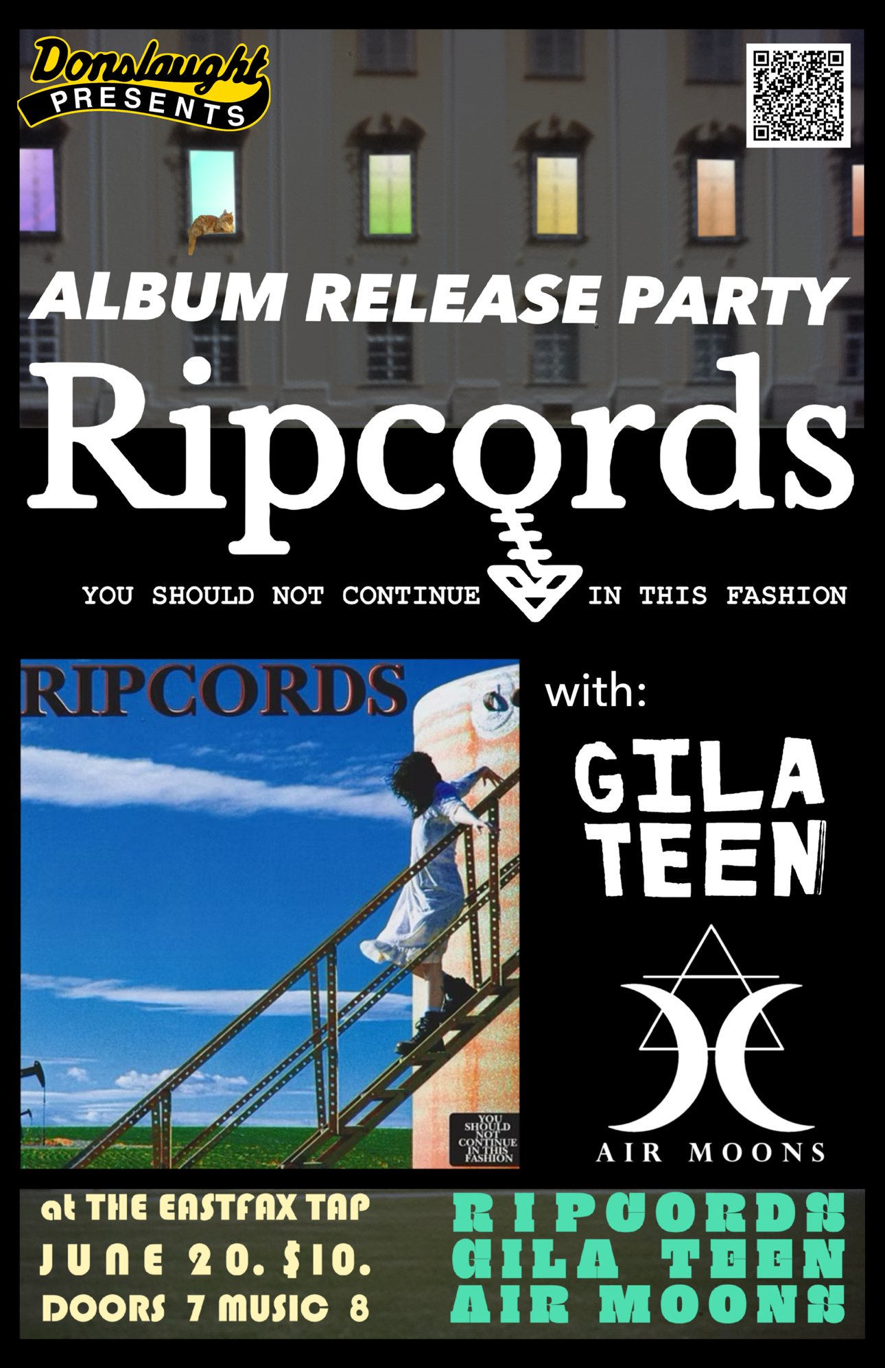 Ripcords Album Release Party at East Fax Tap – June 20