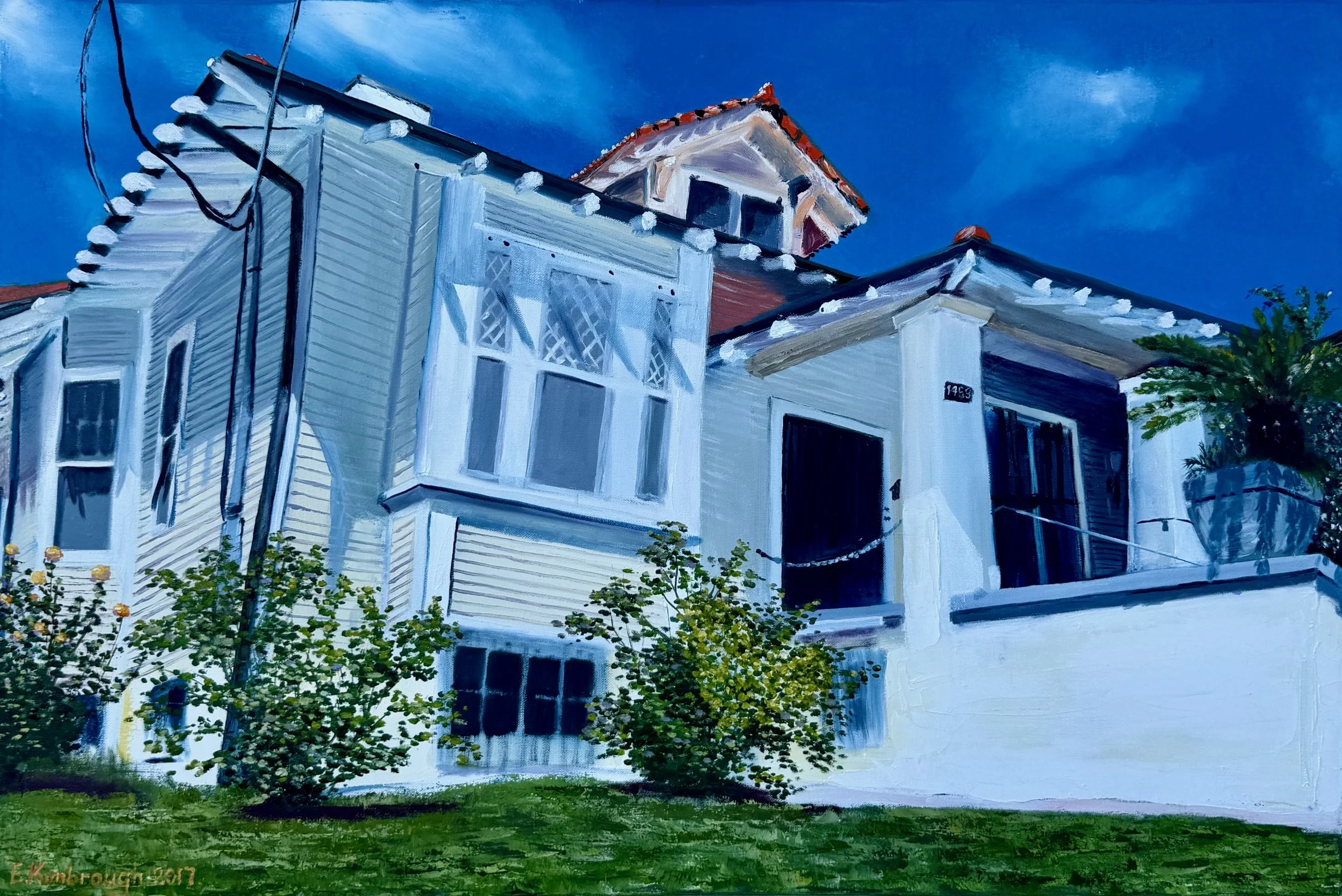 Original oil painting Bayou St.John house by Sayfullina E..jpeg