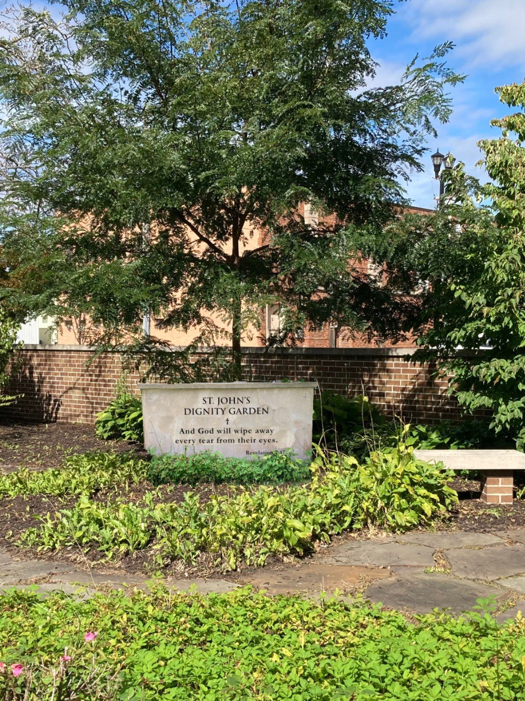 A Dignity Garden is a sacred space set aside for the respectful burial of cremated human remains, particularly for those who may have no family, limited financial resources, or no other place of rest. On October 30 at 1:00 pm, we will consecrate our 