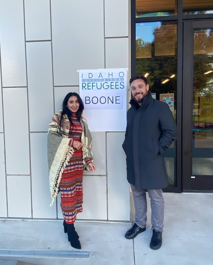 Rob Fajardo presenting at the Idaho Northwest Conference on Resettlement