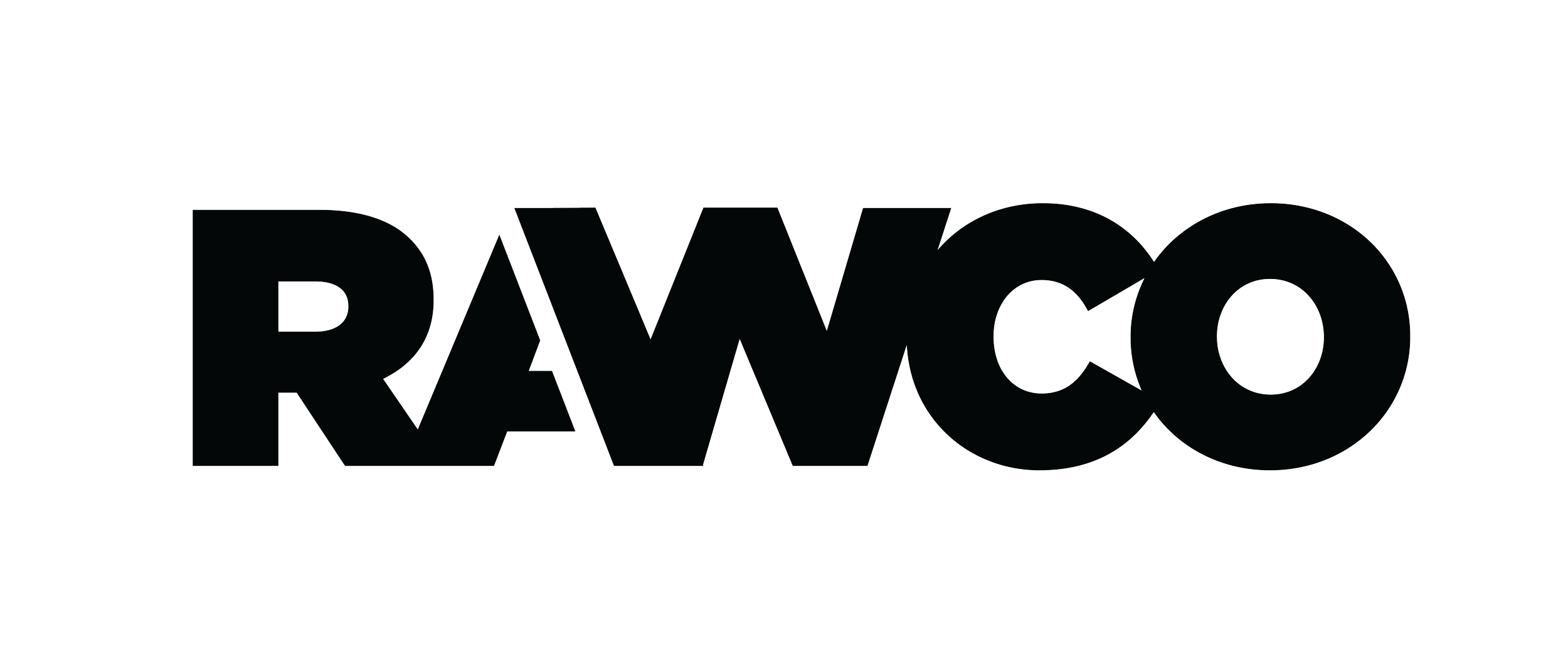 RAVWCO logo with black and white color scheme.