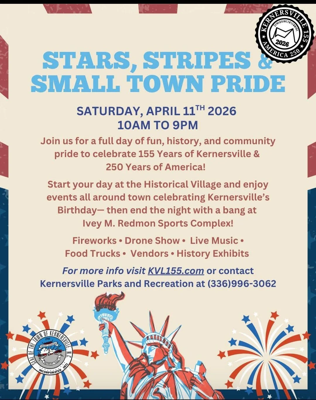   Kernersville 155 Stars and Stripes