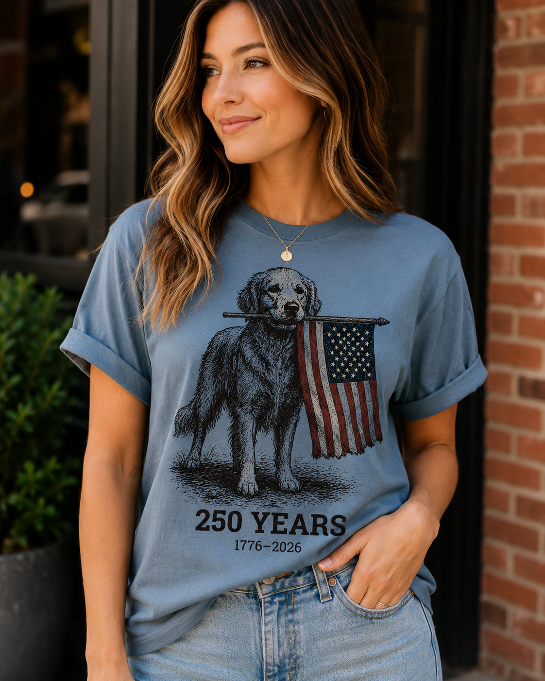 4th of July - Golden Retriever
