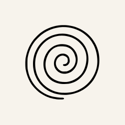 Black spiral icon