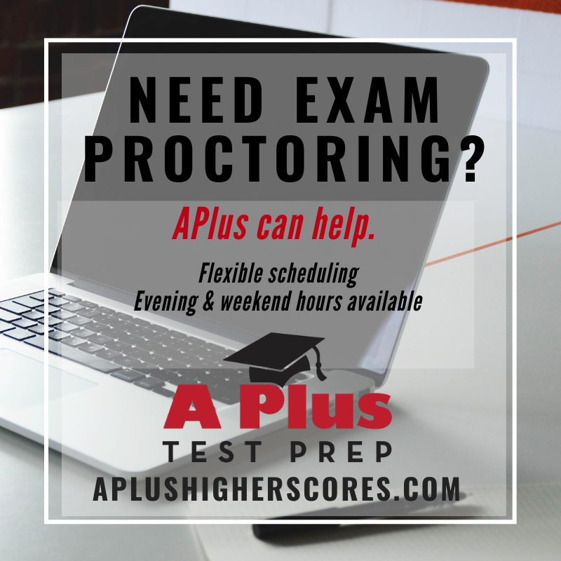 exam proctoring APlus 919-824-3912
