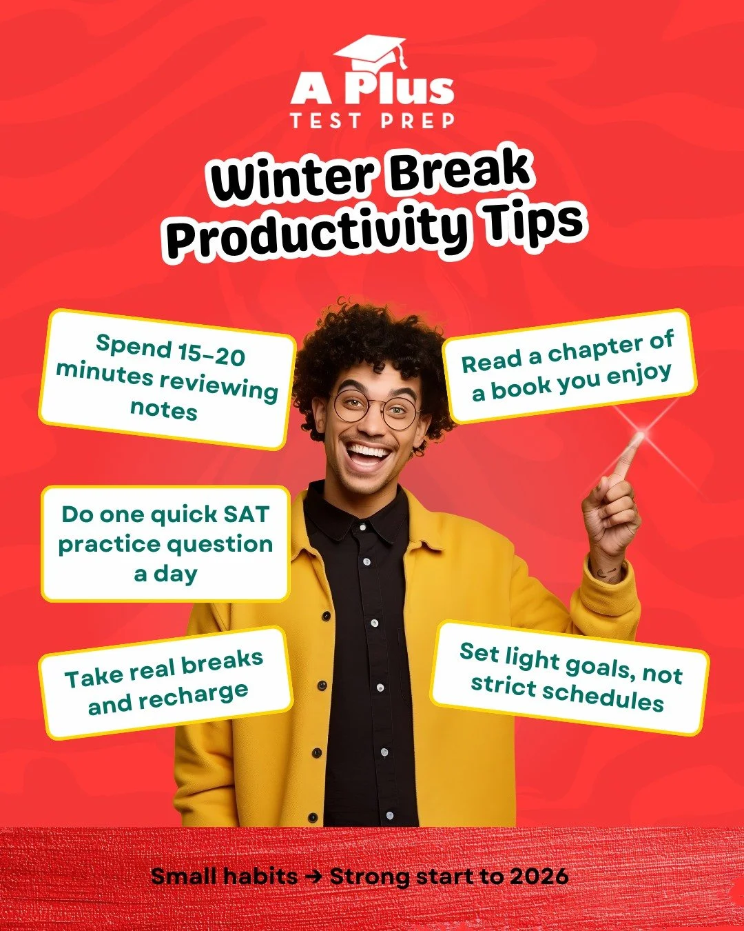 Winter break is the perfect time to rest &mdash; but it&rsquo;s also a great opportunity to keep a gentle academic rhythm going. Small habits can help students return in January feeling confident, refreshed, and ready to learn.
A few minutes of revie