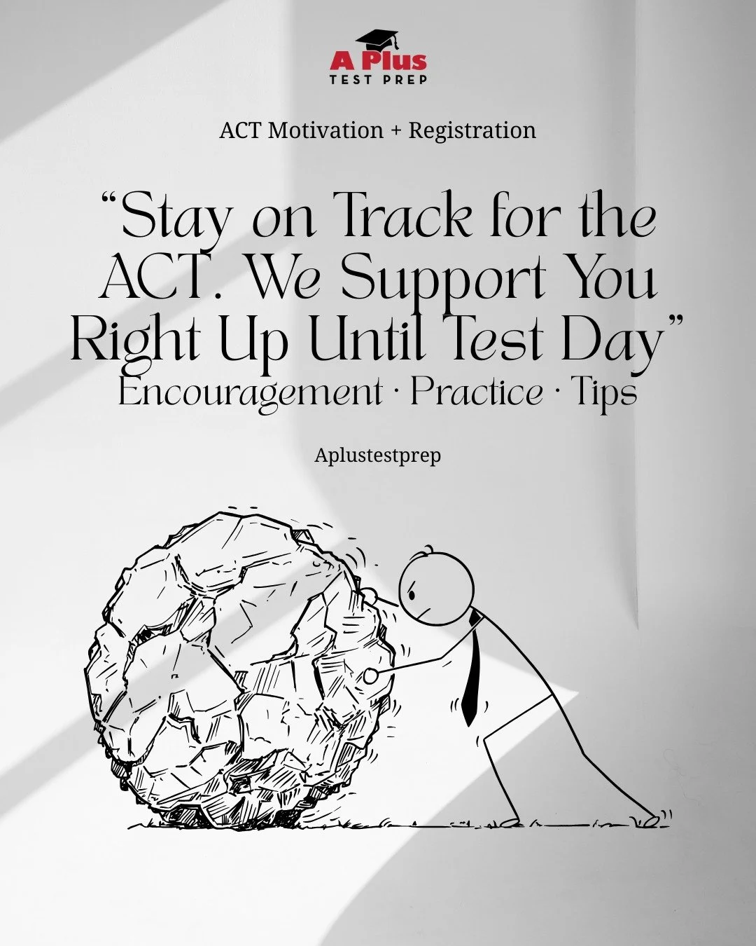 Preparing for the ACT doesn&rsquo;t have to feel overwhelming.
Parents and students are invited to join Stay on Track for the ACT, a free support resource designed to keep students encouraged and focused leading up to test day.

You&rsquo;ll receive: