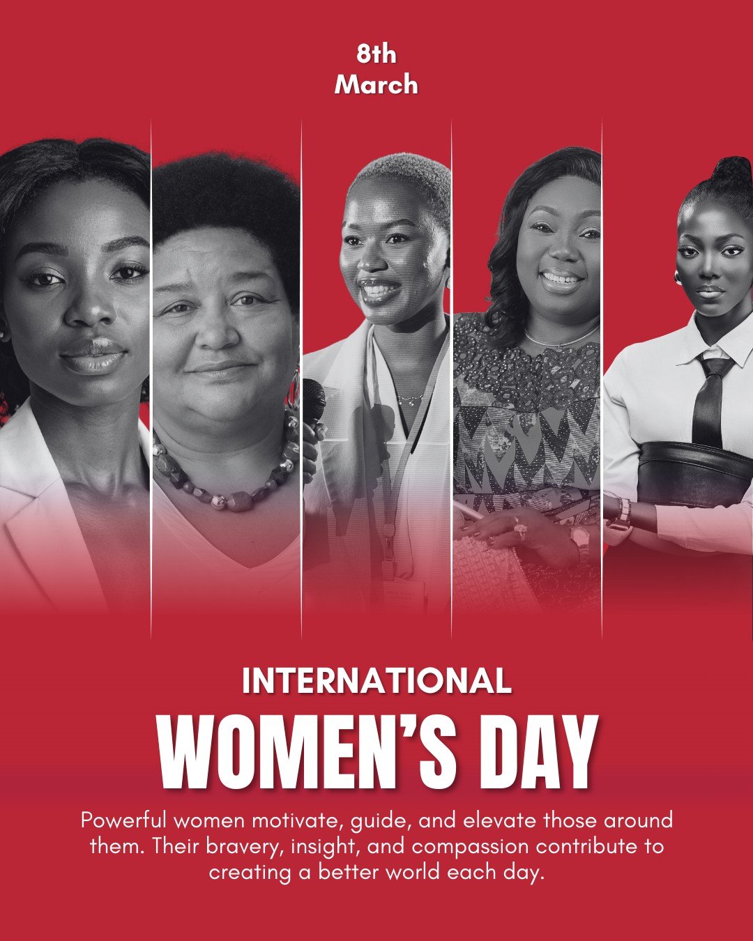 Happy International Women's Day! 🌸✊🏾

Today we celebrate every woman who sat in rooms they weren't invited to, studied in schools that tried to turn them away, and still showed up &mdash; not just for themselves, but for every girl who would come a