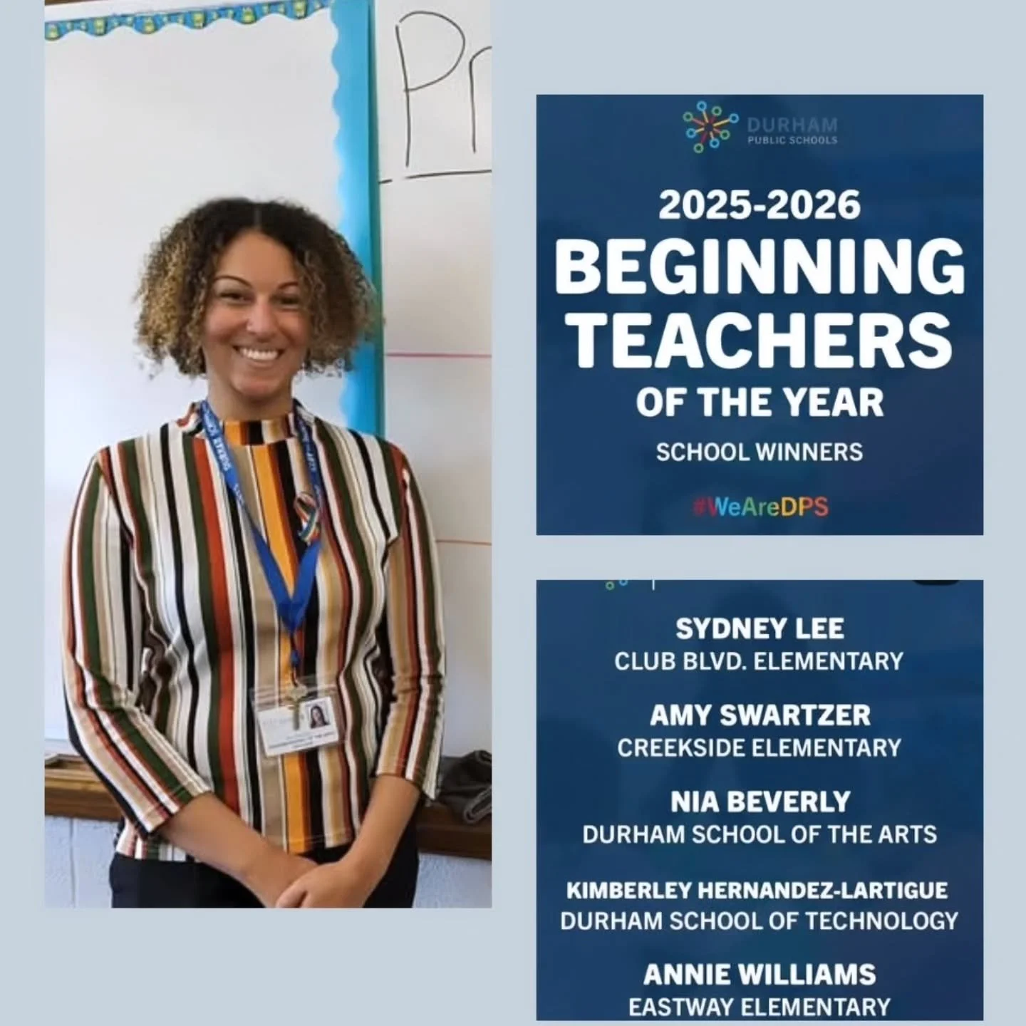 Meet Nia Beverly, our shining star and Beginning Teacher of the Year School Winner 2026. #ScoresOpenDoors to opportunities. 

#praxis #praxisprep #teachers #licensure