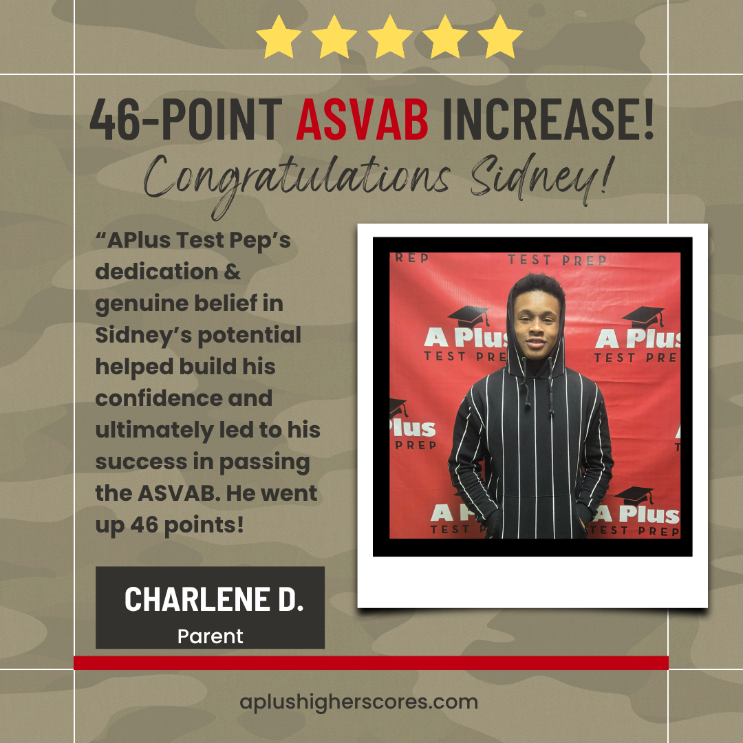 ASVAB Prep Score Increase
