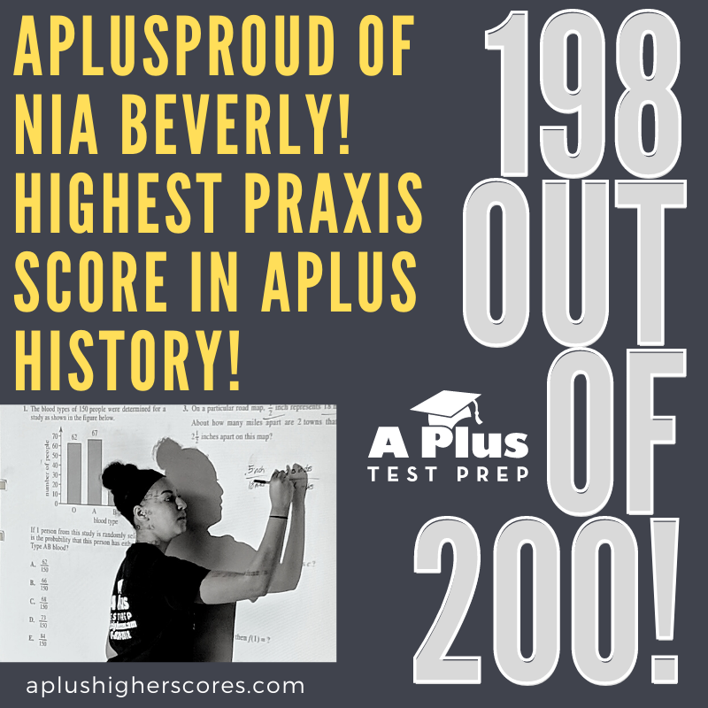 Highest Praxis Score 