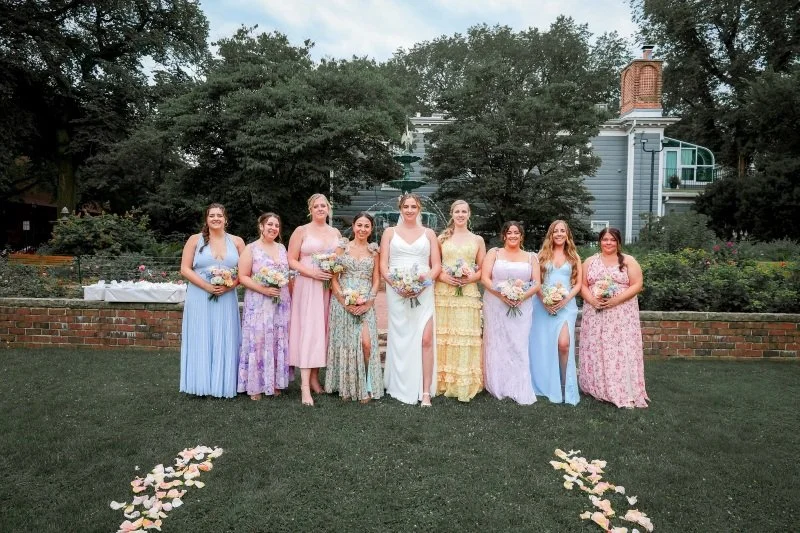 Bride and her friends front photo
