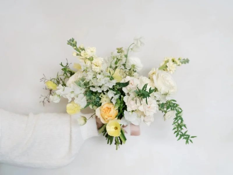 Beautiful bouquet with roses