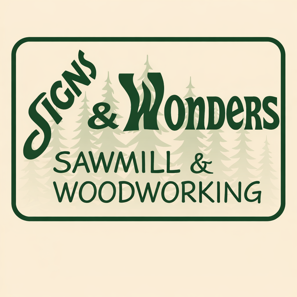 Signs and Wonders Sawmill and Woodworking