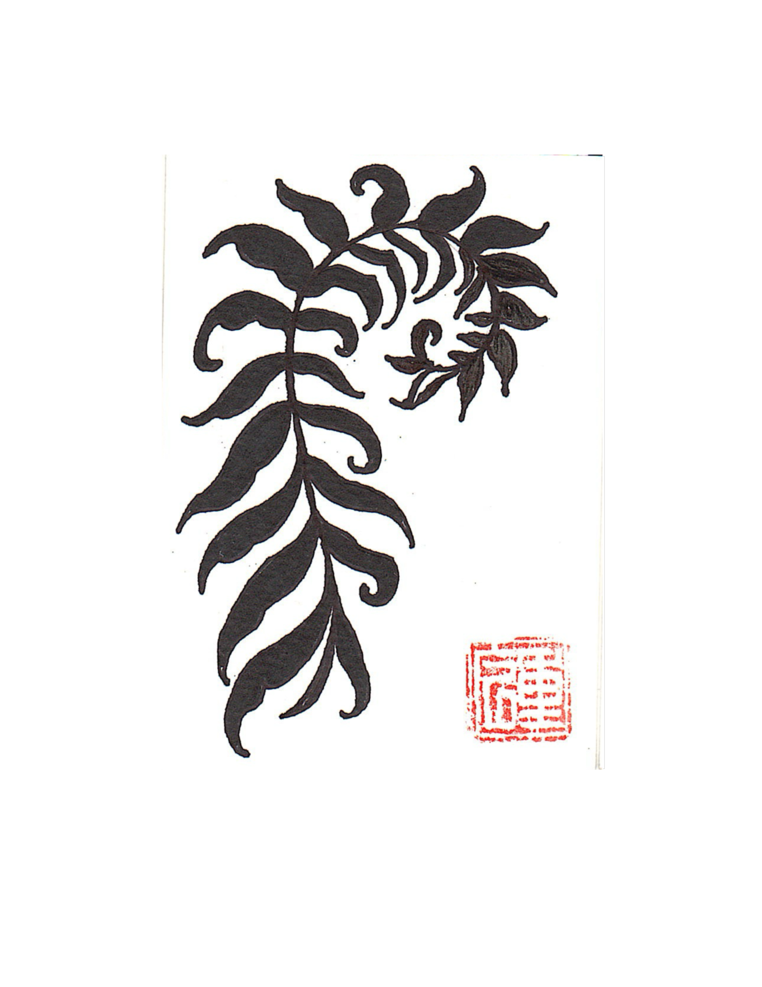 Curling Black leaves