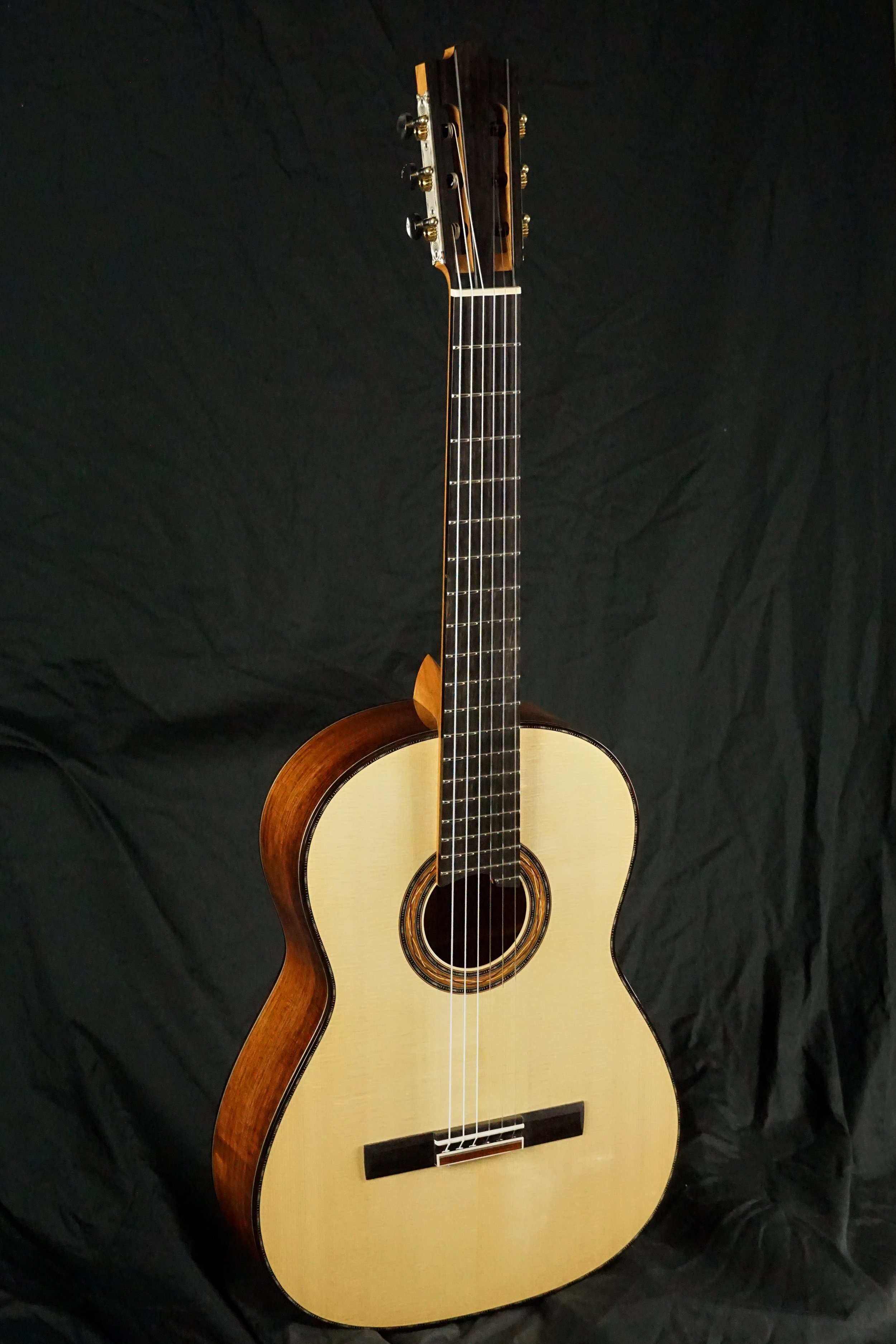 Classical Guitar with Spruce Top and Wave Rosette