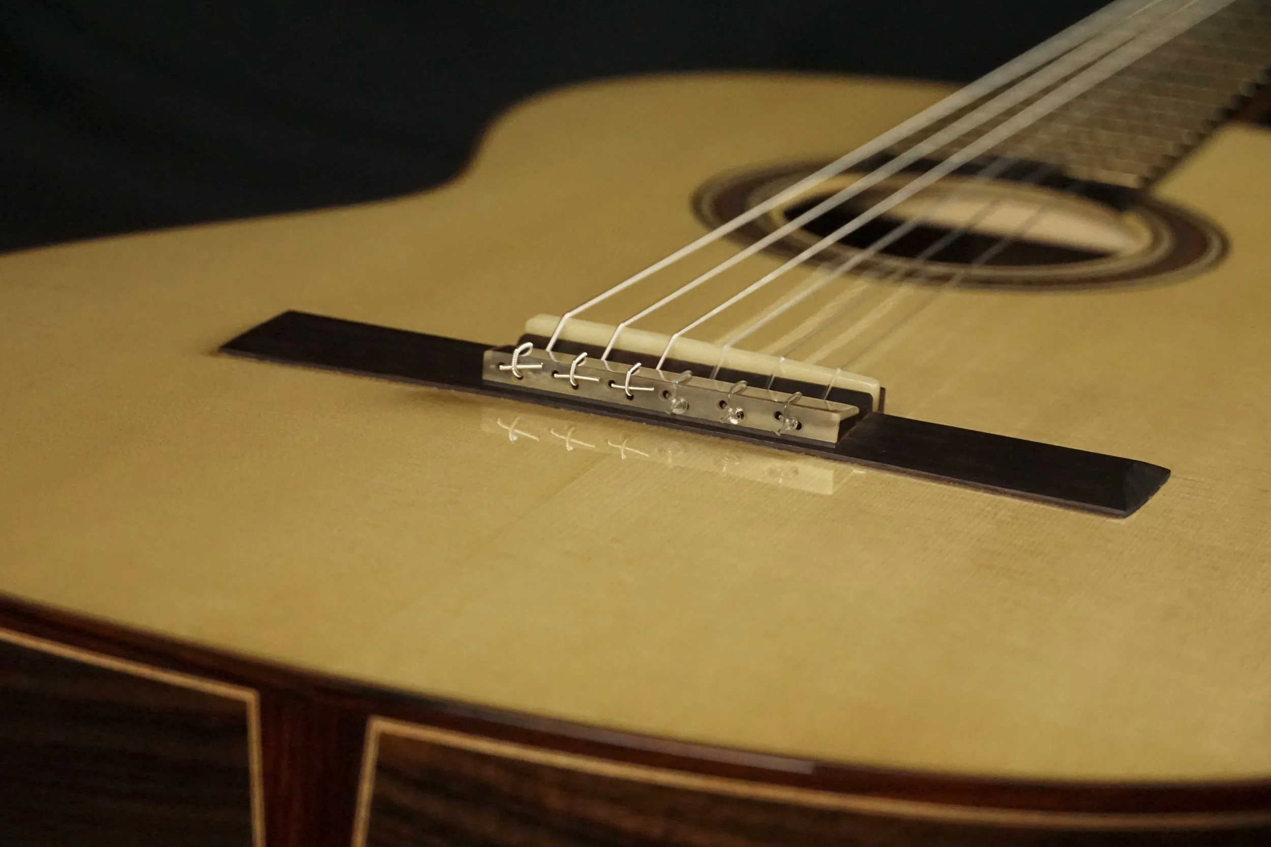 12 hole tieblock classical guitar bridge sipe 98