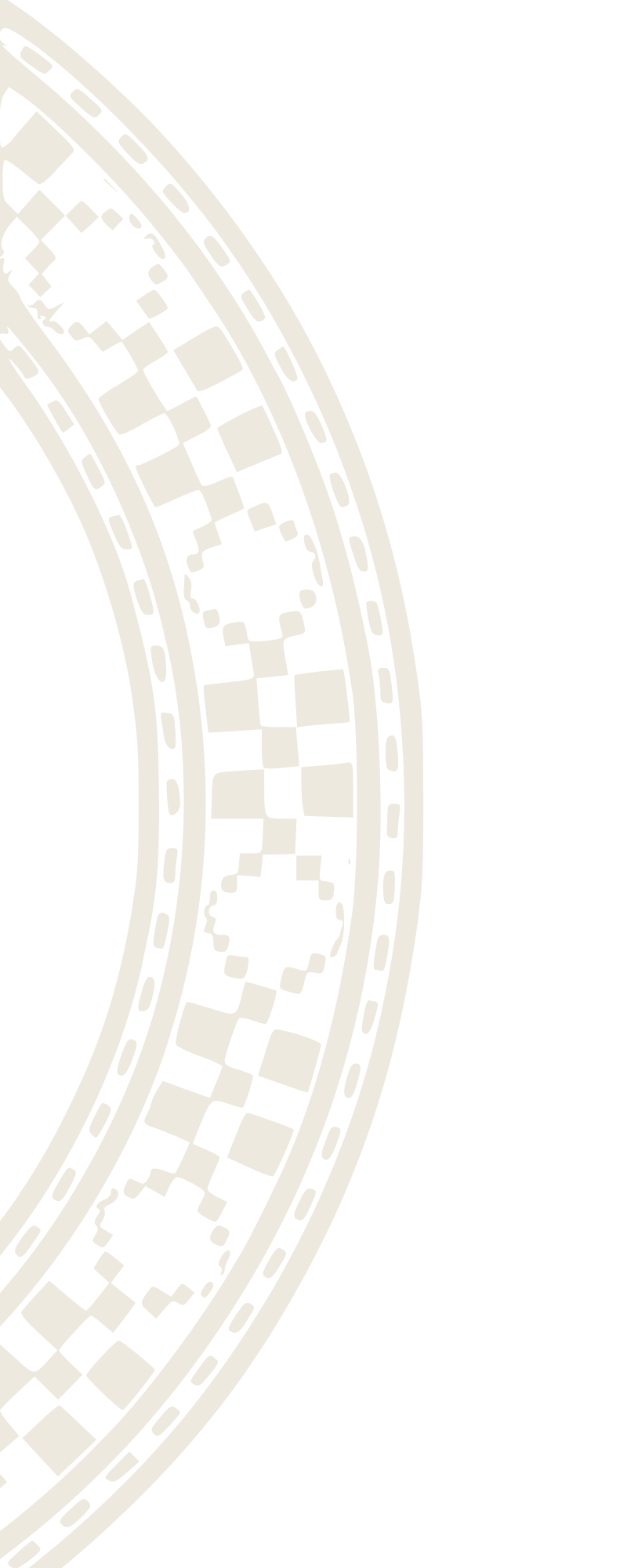 Sketch of classical guitar rosette.