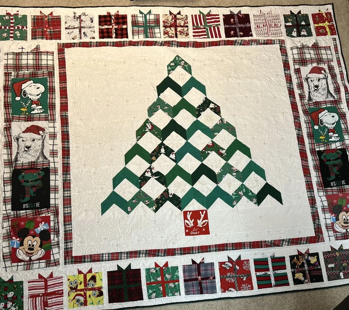 Missy Joy Quilts is a small quilting company in Bloomington, IL crafting meaningful baby quilts, t shirt quilts, wedding and memorial quilts for clients around the world.