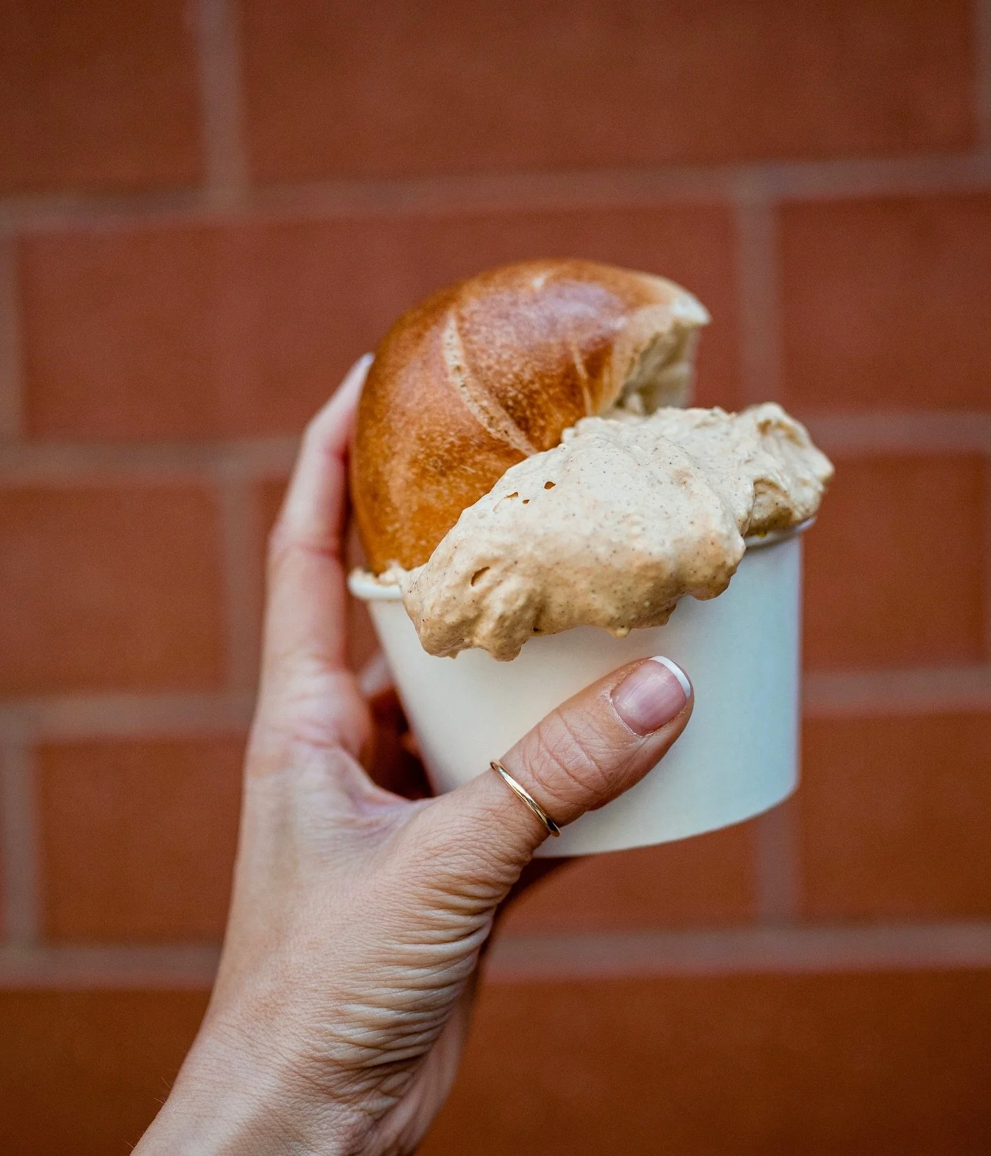 First up in our rotating schmear series: Pumpkin Brown Sugar! It&rsquo;s warm, cozy and just sweet enough - like fall in spreadable form. Catch it while it lasts, because this one&rsquo;s only hanging around for a few weeks!