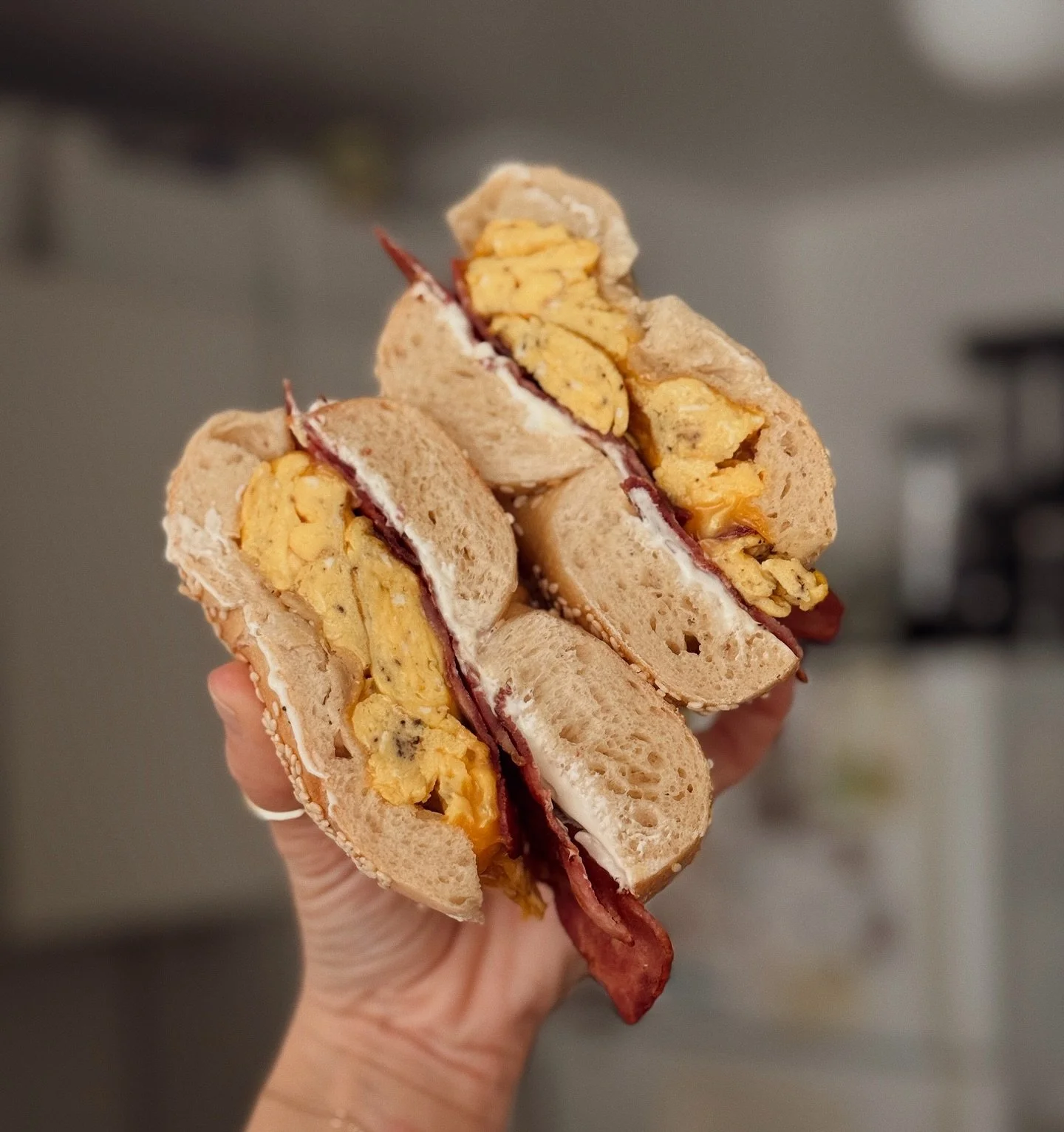 Nothing like a warm bagel sandwich to get you through these cold winter days!

Would you like to see us make sandwiches?

Comment what sandwich you&rsquo;d love to see on our menu!