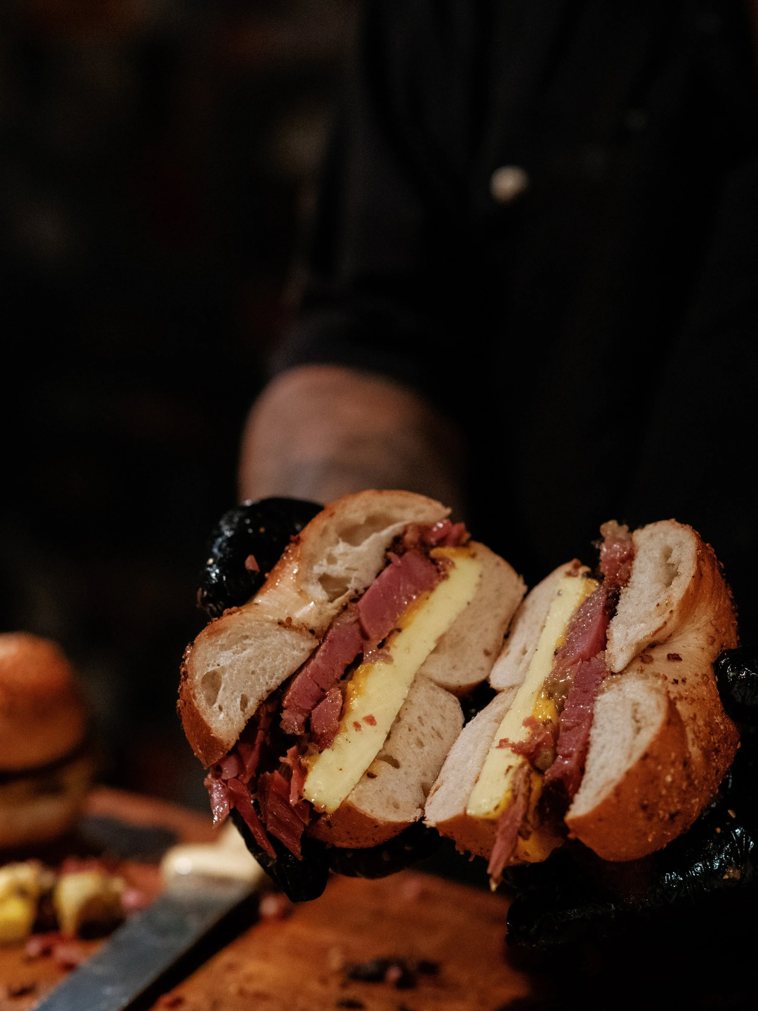 What a day! Hope you all enjoyed eating the breakfast sandwich as much as we enjoyed creating it. 

Huge shoutout to @thebutcher_and_bbq &amp; the @greenstreetsmokedmeats team for clocking in early and creating works of art! And for all of you for co