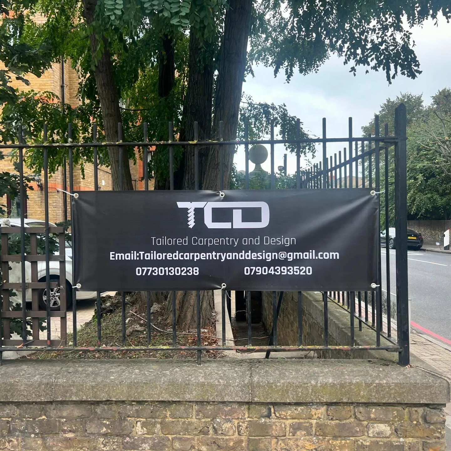 Project in Clapham Common well underway! 🪚🔨 Thanks to @eddesignss for designing the banner  #carpentry #joinery #building #construction
