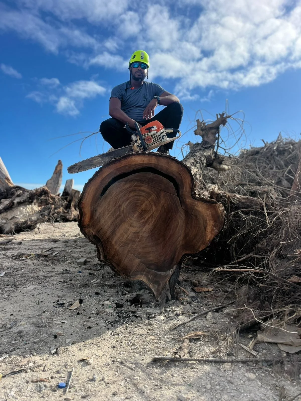 Thurstons Lumberjack Tree Removal Bahamas Chainsaw