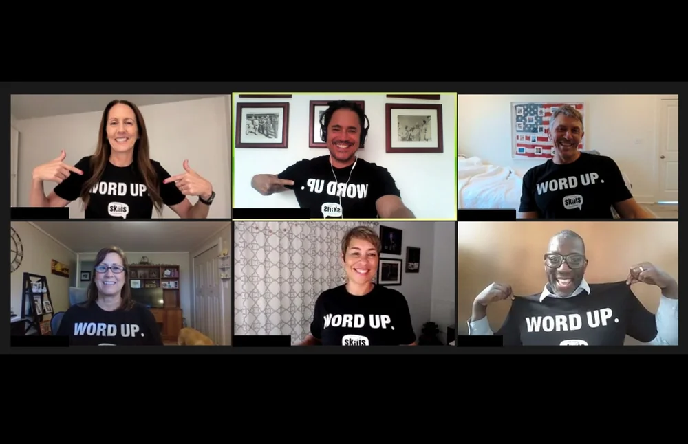 Speaker Skills Academy free monthly Open Session where anyone can practice public speaking and storytelling drills online