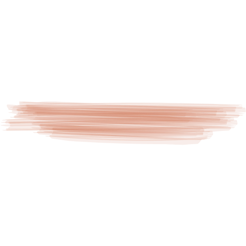 A doodle of a light red highlight, to highlight text or an image.