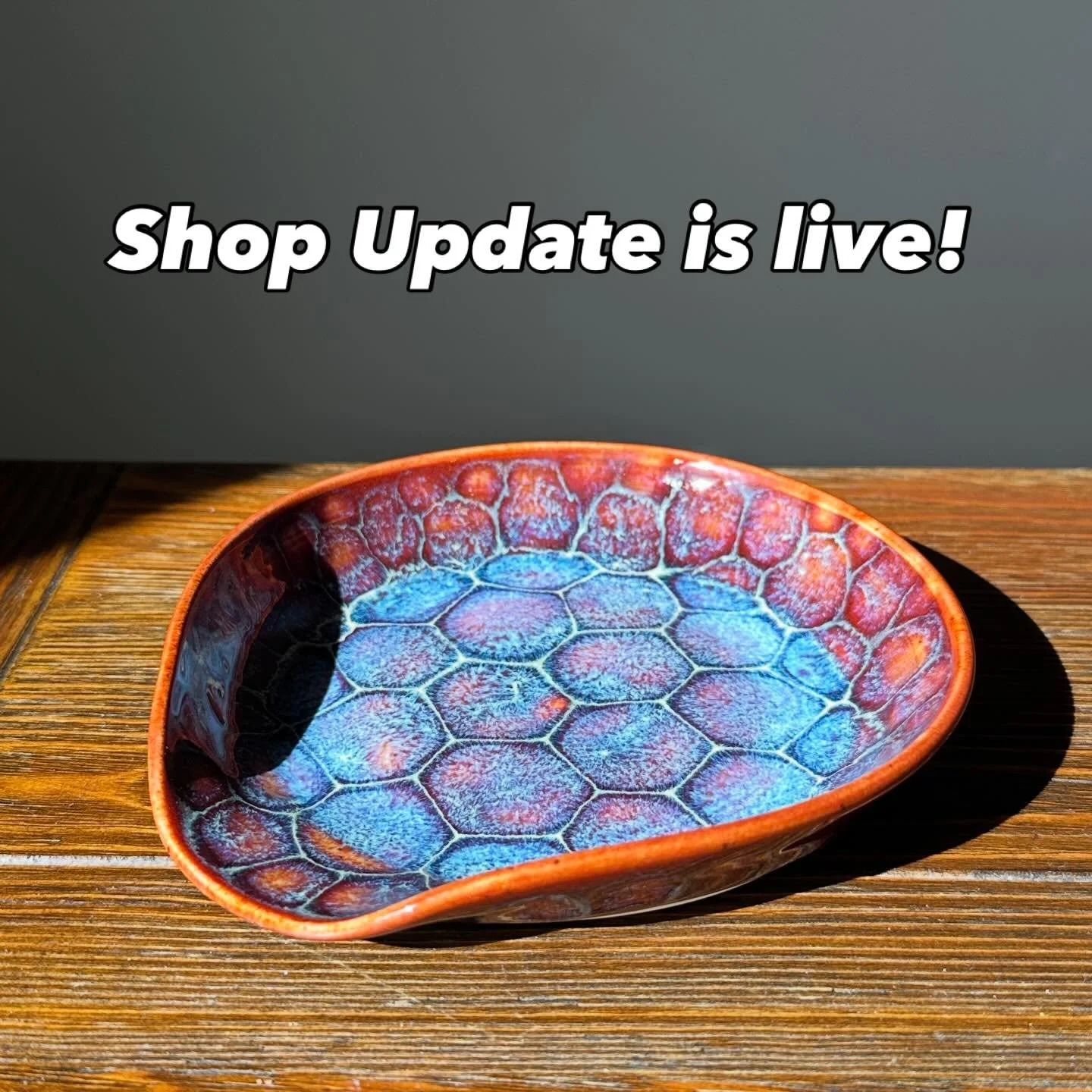 New product have been posted.  Please contact me with any questions. www.qlgpottery.com