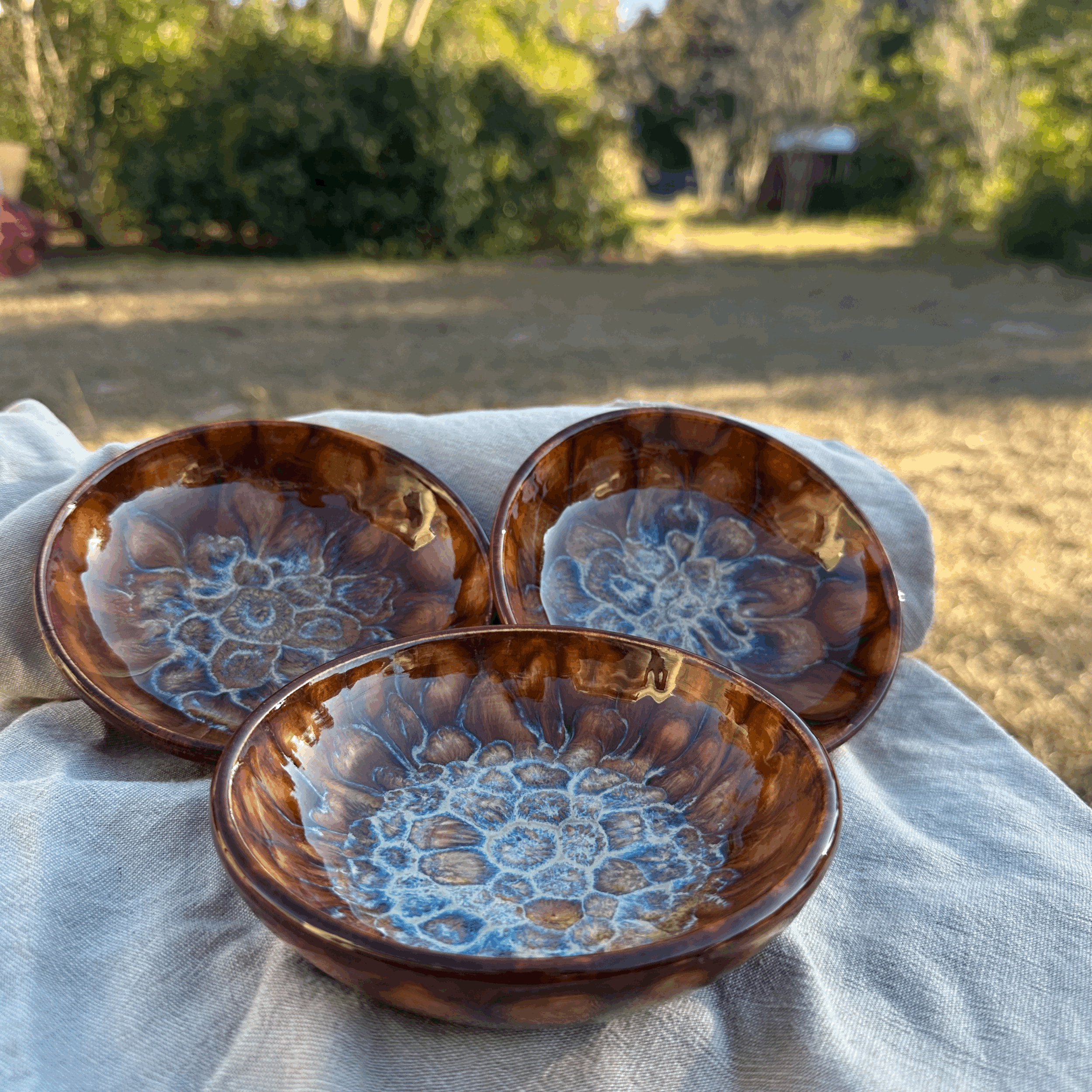 Tortoise Tide Umber Small Salsa Bowl