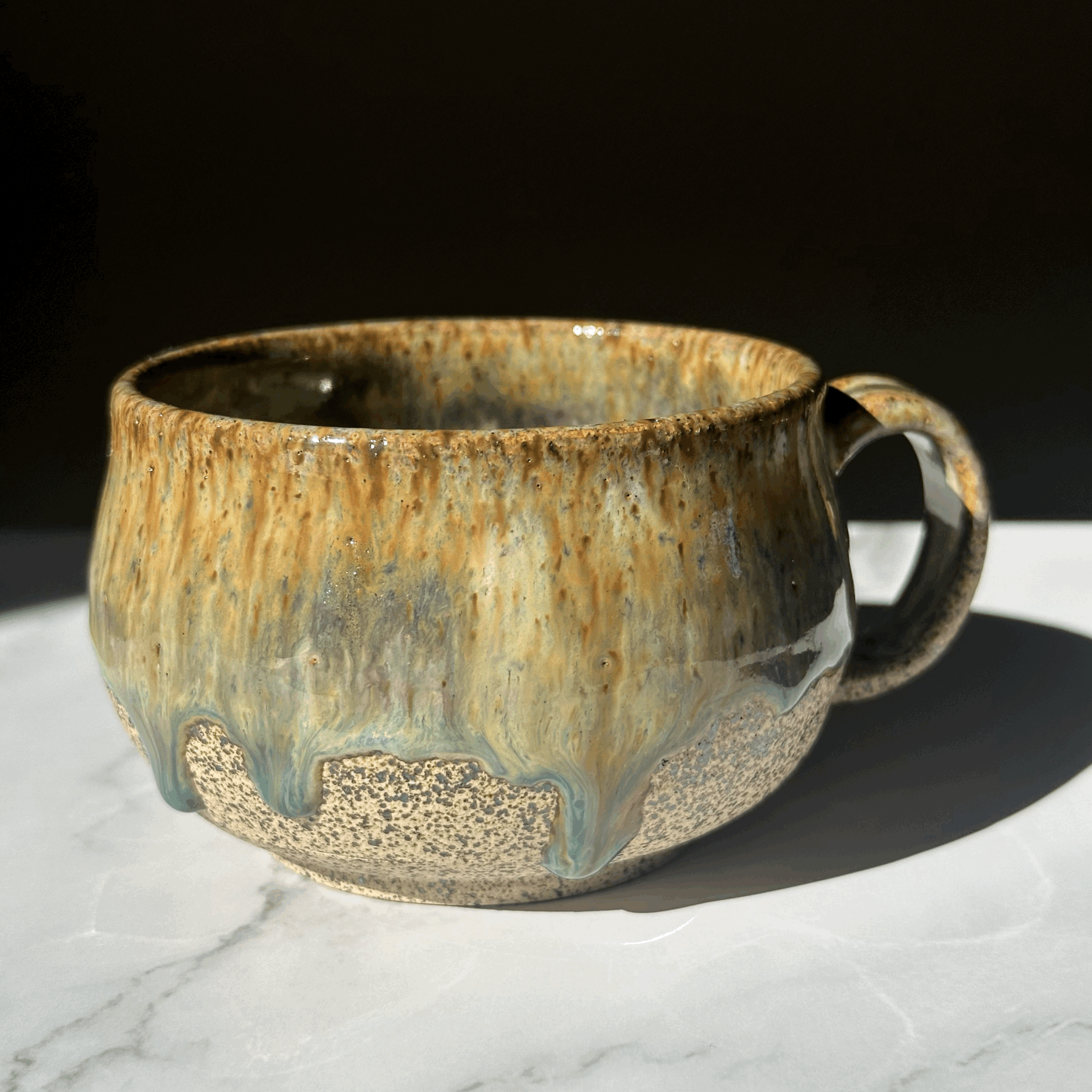 Stone Drift Handled Mug