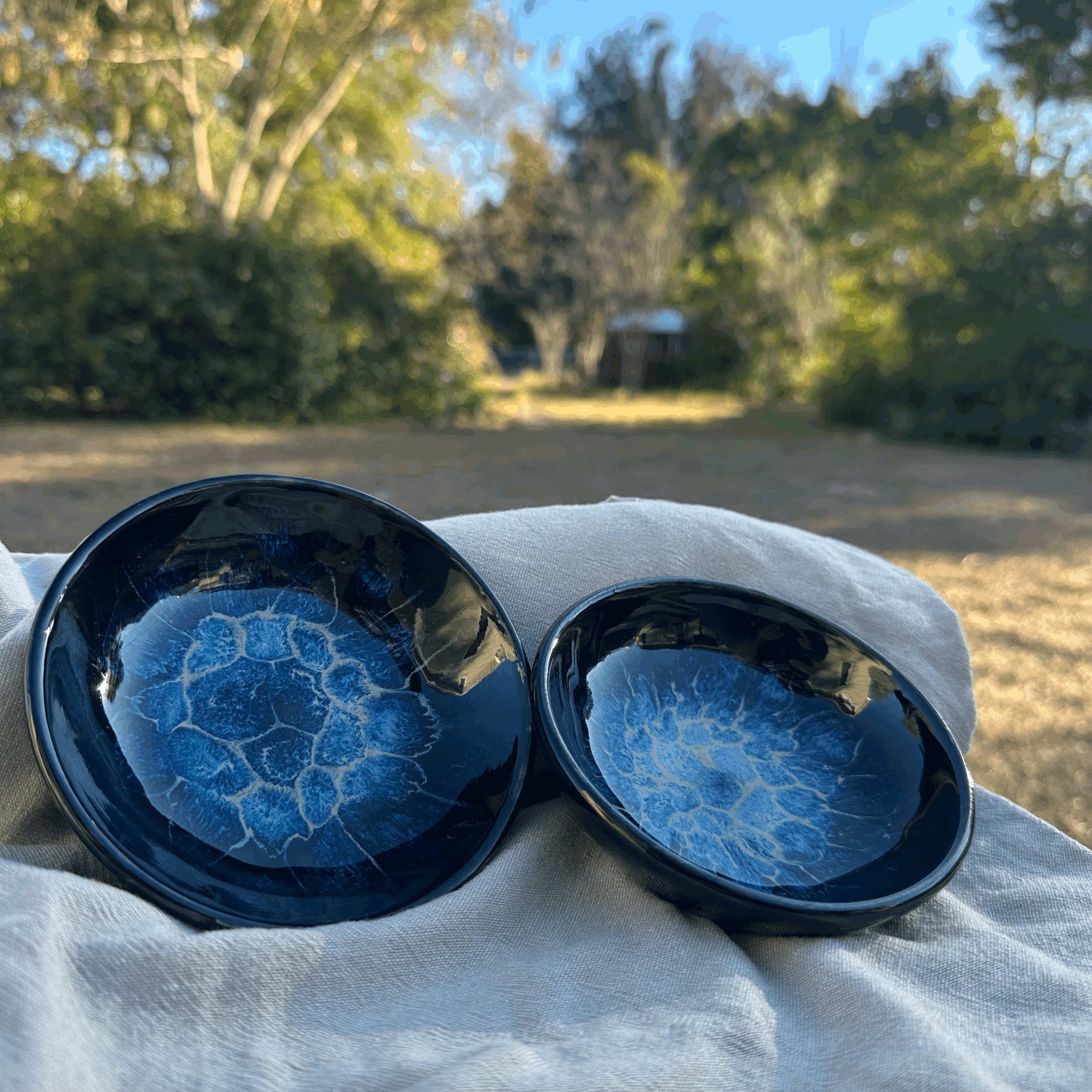 Tortoise Tide Night Small Salsa Bowl