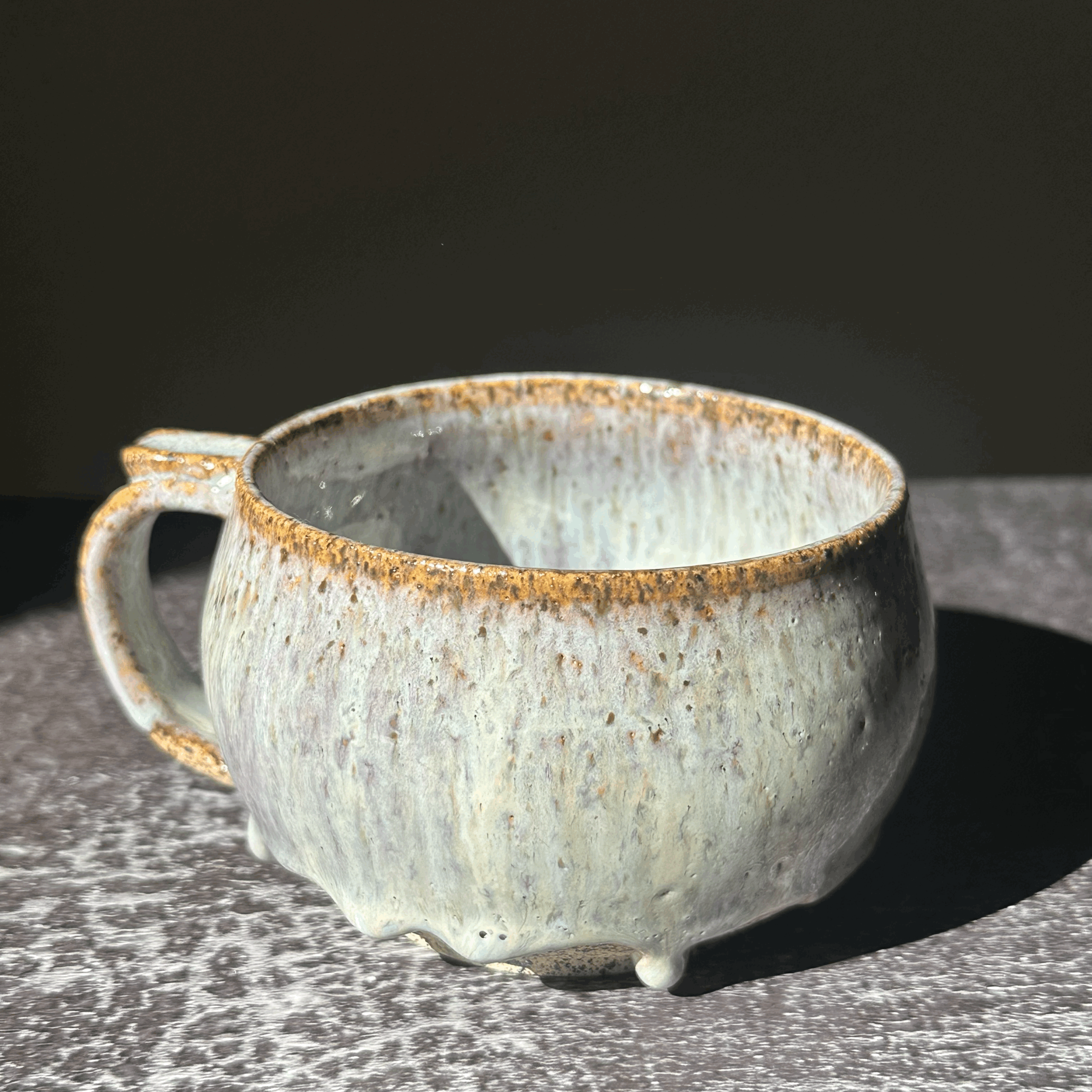 Lilac Tide Handled Mug