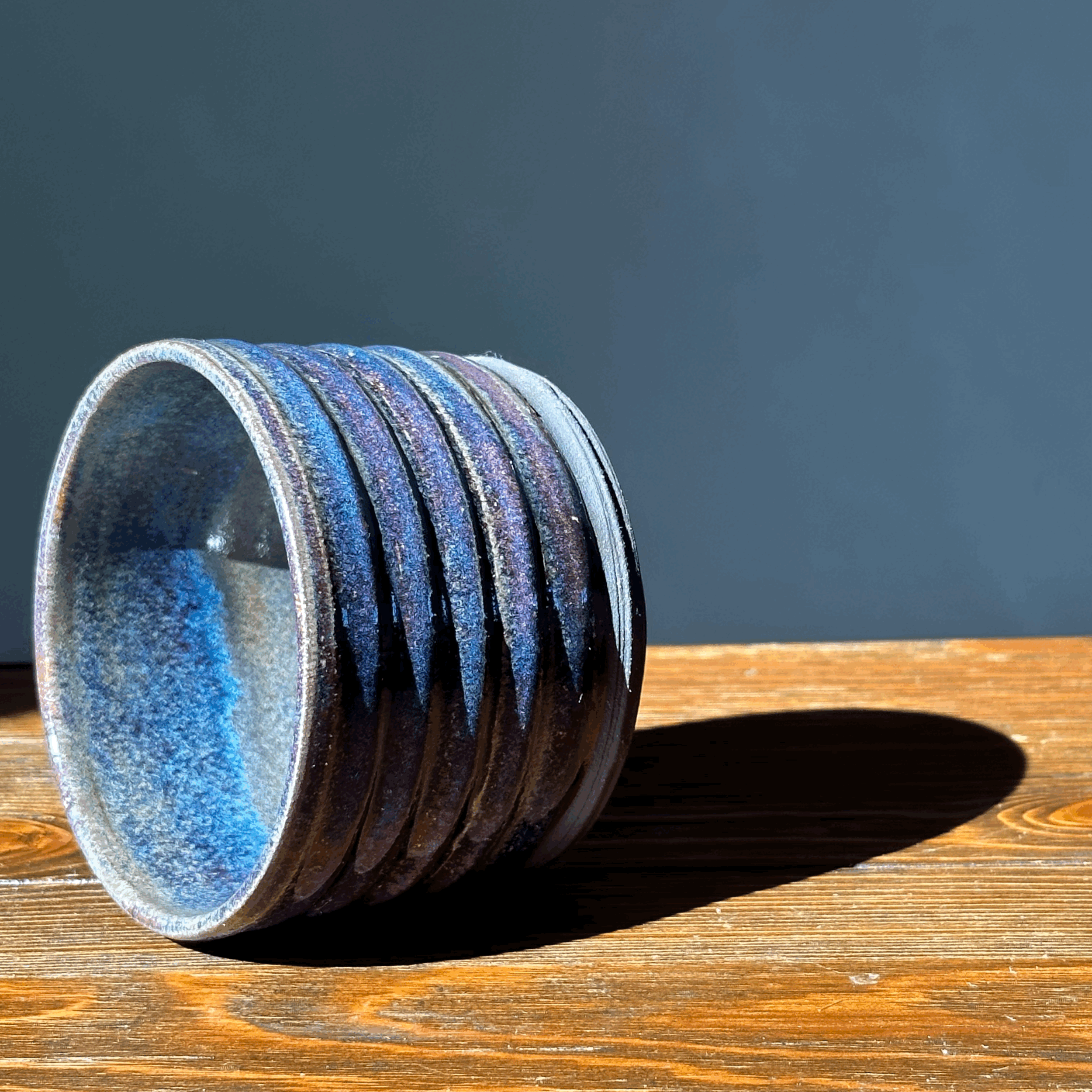 Iron Night Ribbed Sipper