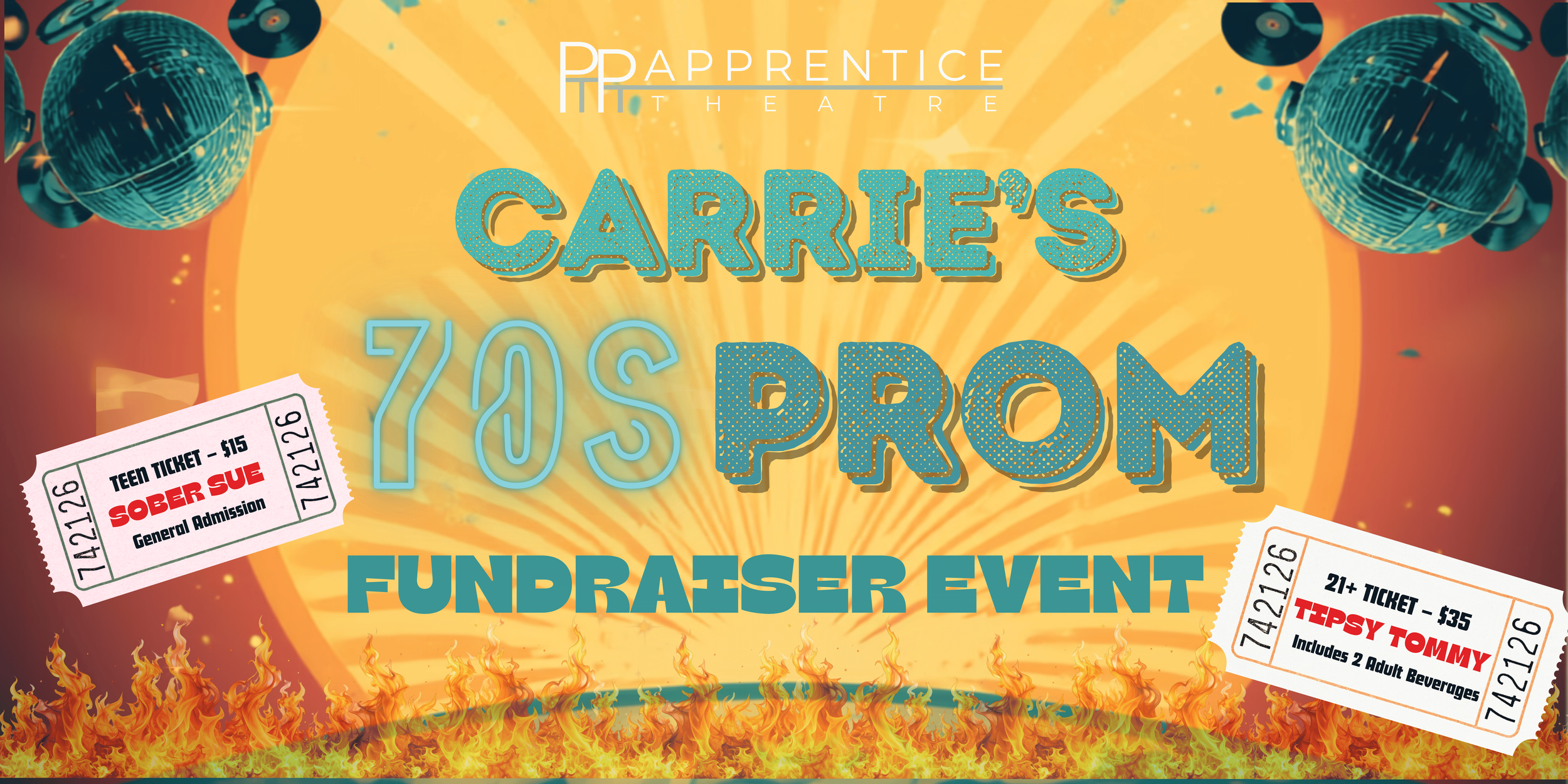 Carrie's 70s Prom: A Fundraiser for PTPT Apprentice Theatre