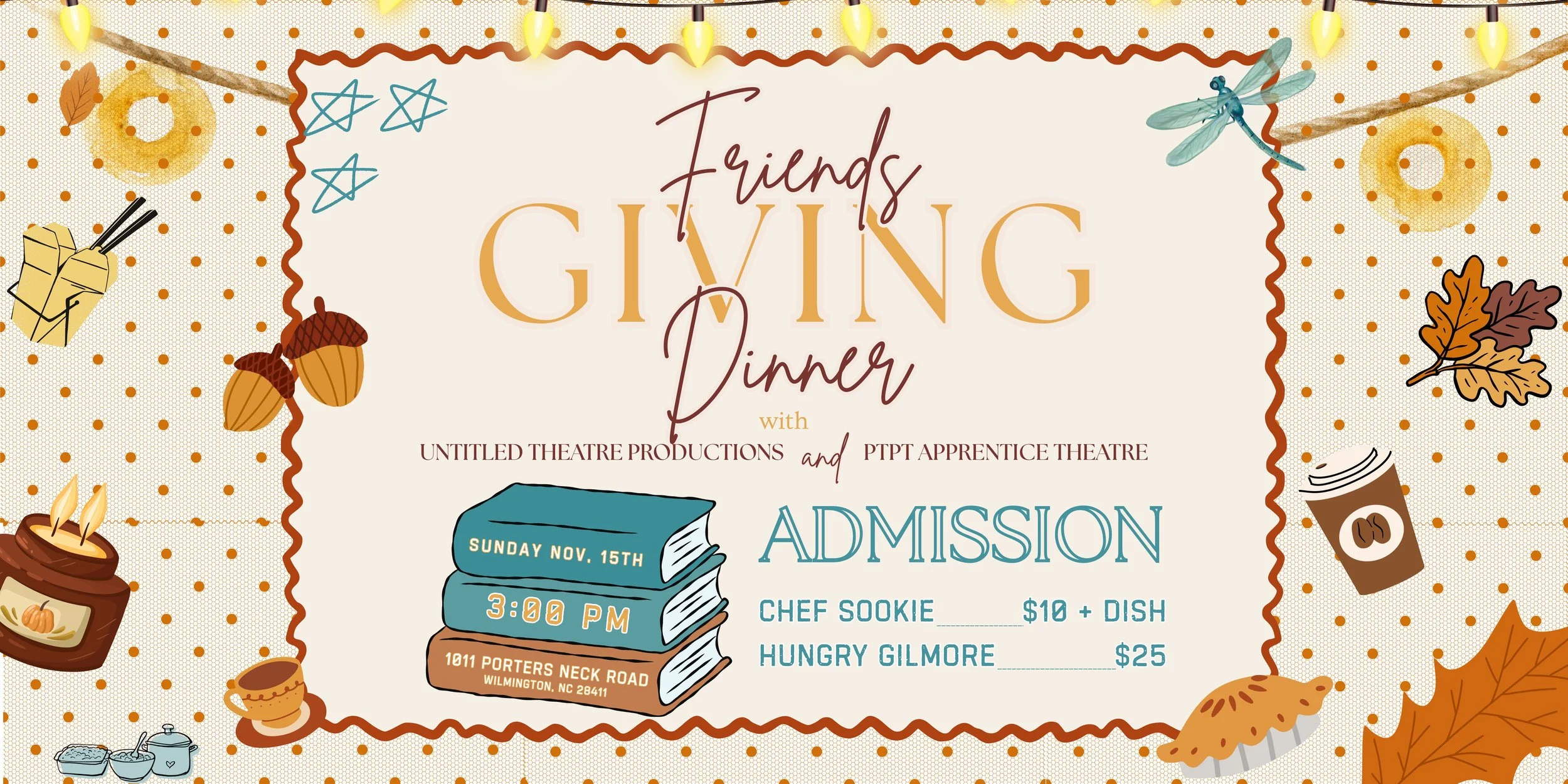 Friends-Giving Dinner with Untitled Theatre Productions
