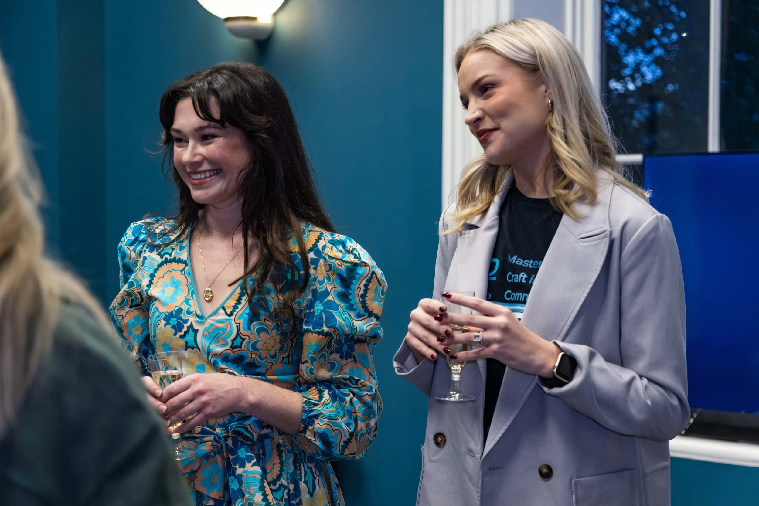 CEO Emilia Torello and Head of Dance & Movement Carli Batson-Berry at the PTPT Studio Open House on December 17, 2025.

Photographer: Riley Moore