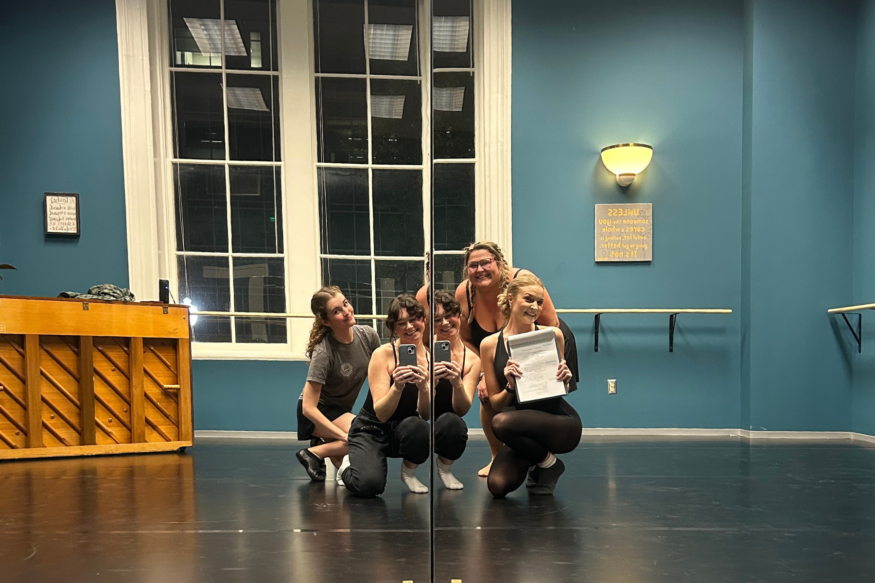 Teaching Artist and Head of Dance Carli Batson-Berry poses after BALLET BASICS in January 2026.