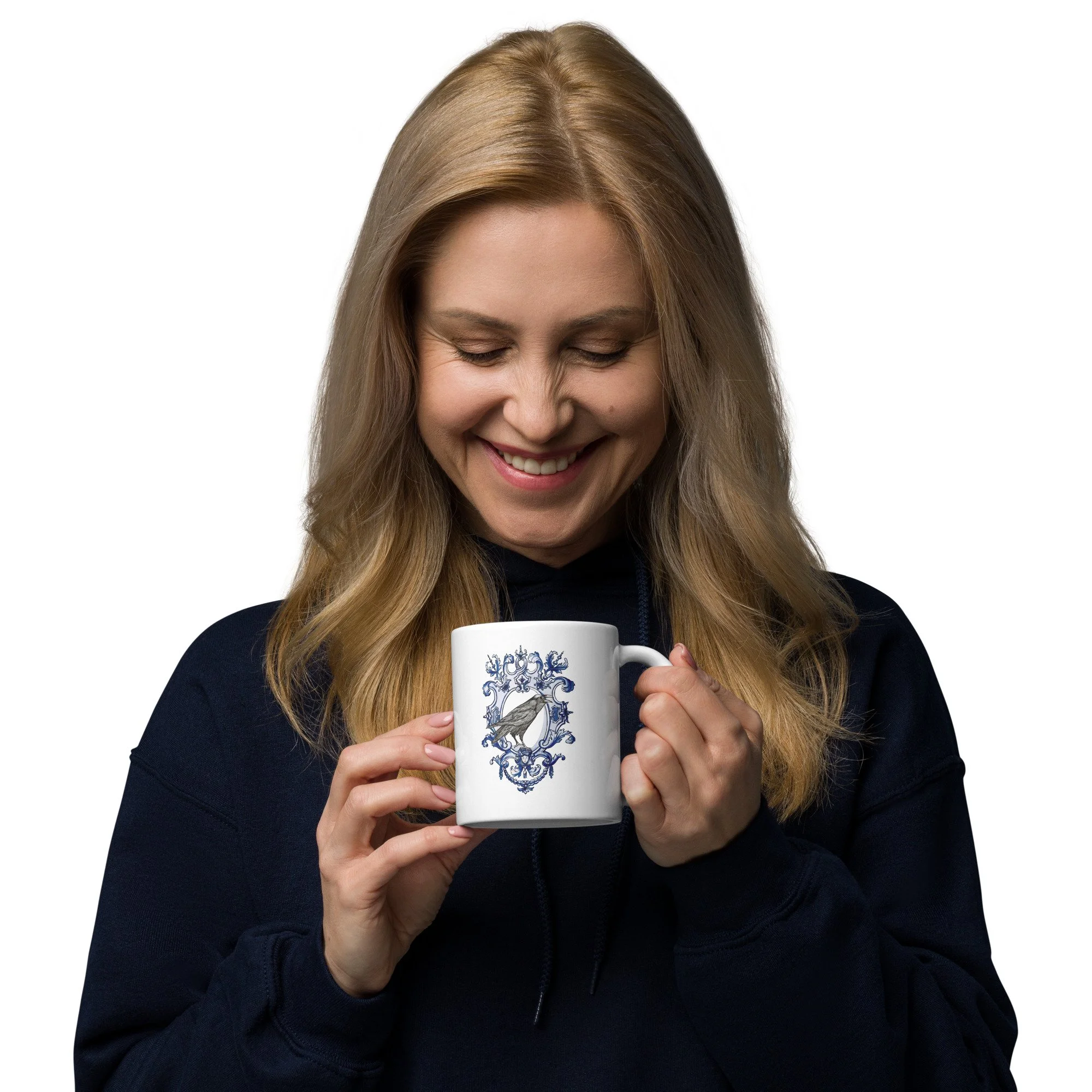 White glossy mug ''Edgar Collection''