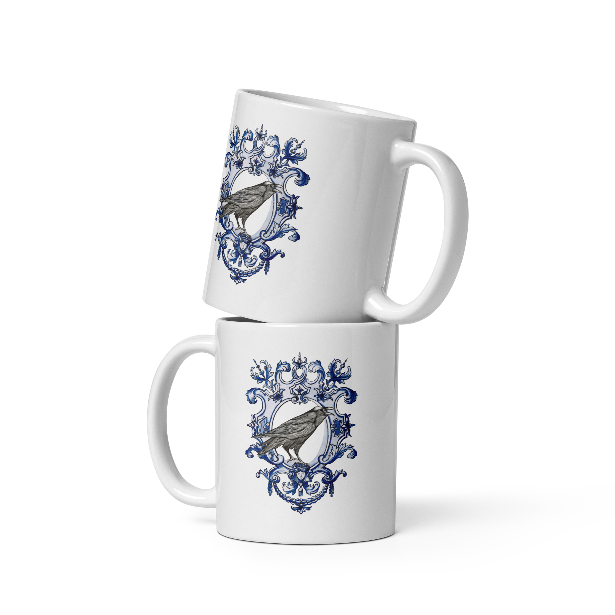 White glossy mug ''Edgar Collection''