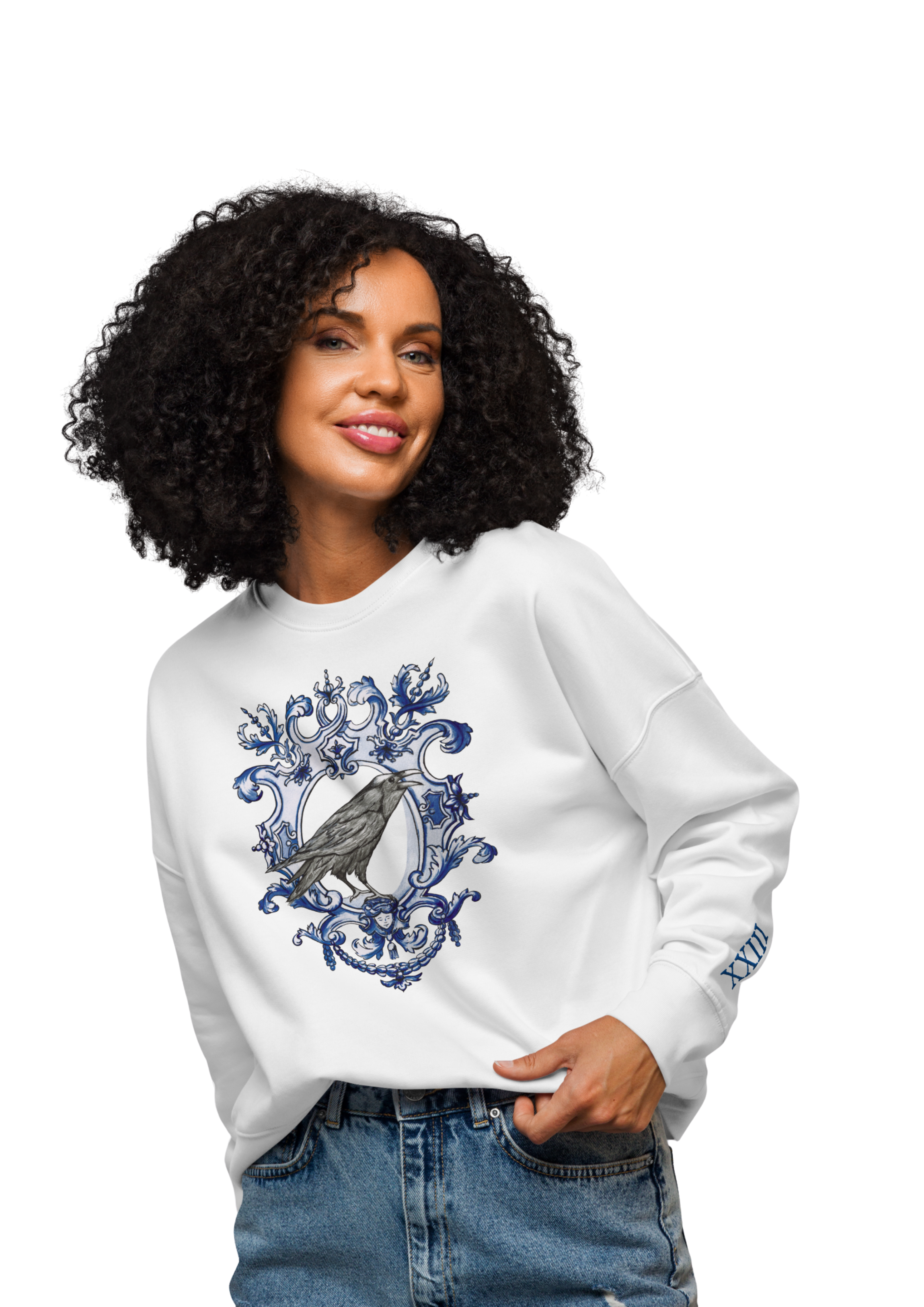 Organic cotton sweatshirt ''Edgar Collection'' - Woman's