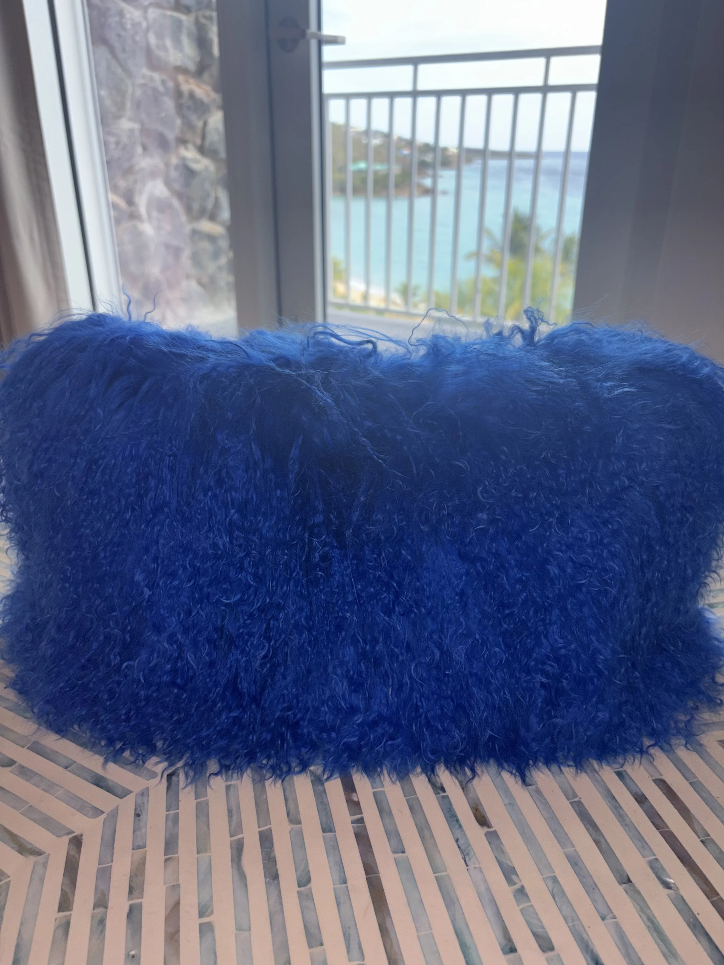 Emotional Support Clutch Blue