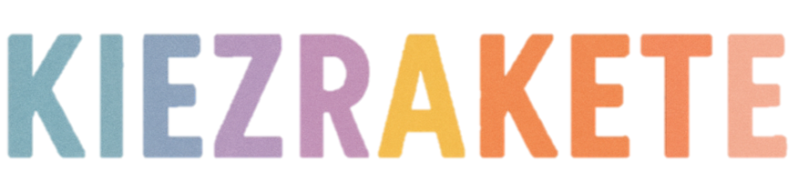 Schriftzug 'KIERAKTE' in bunten Großbuchstaben