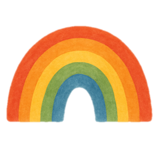 Icon Team, symbolisiert durch einen Regenbogen