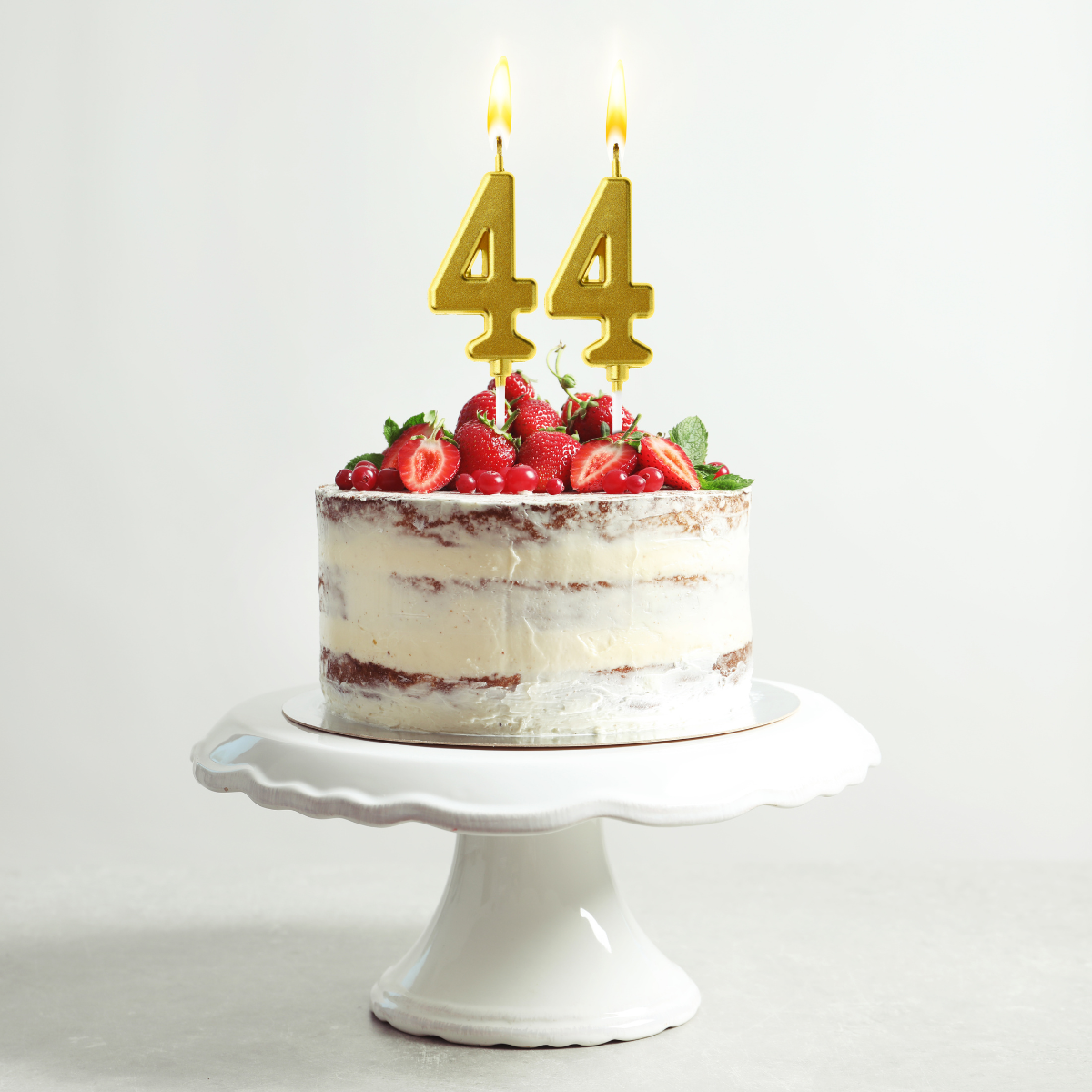 Birthday cake with age