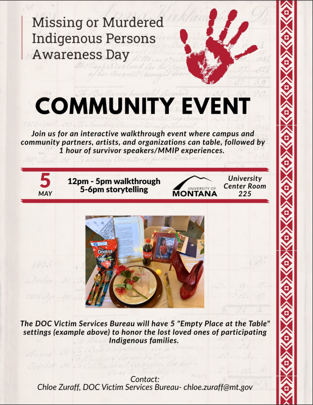 Missoula MMIP day event 